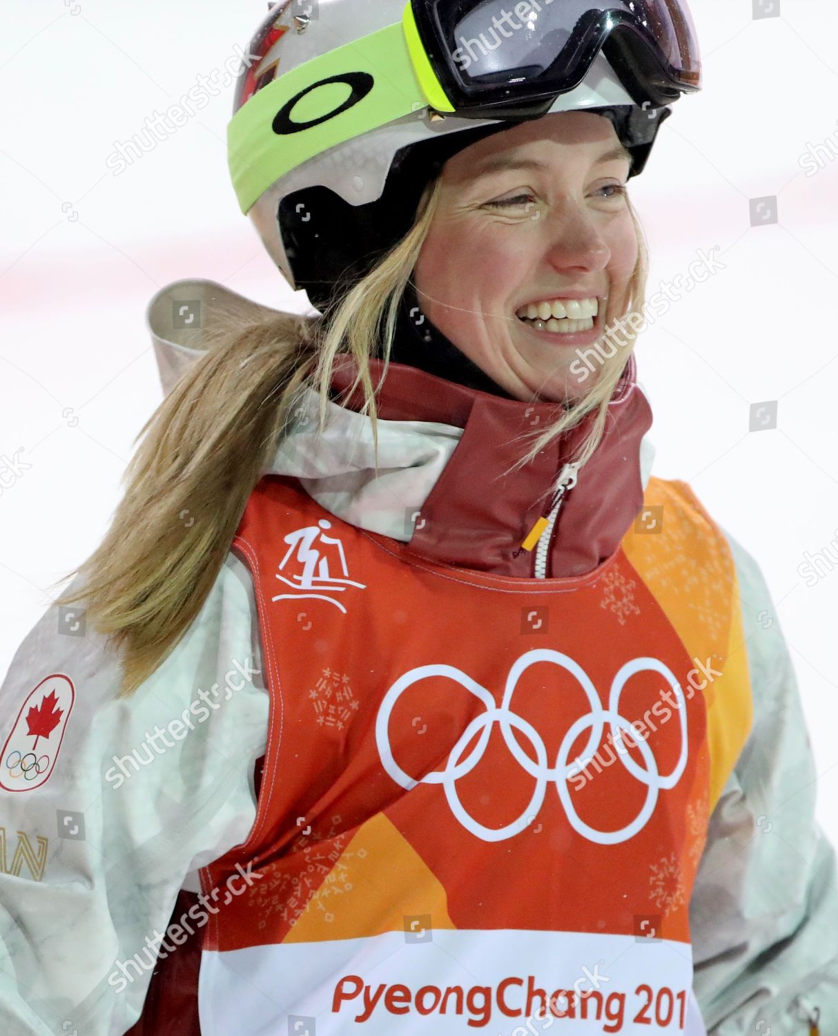 Second Placed Justine Dufourlapointe Canada Celebrates Editorial Stock ...