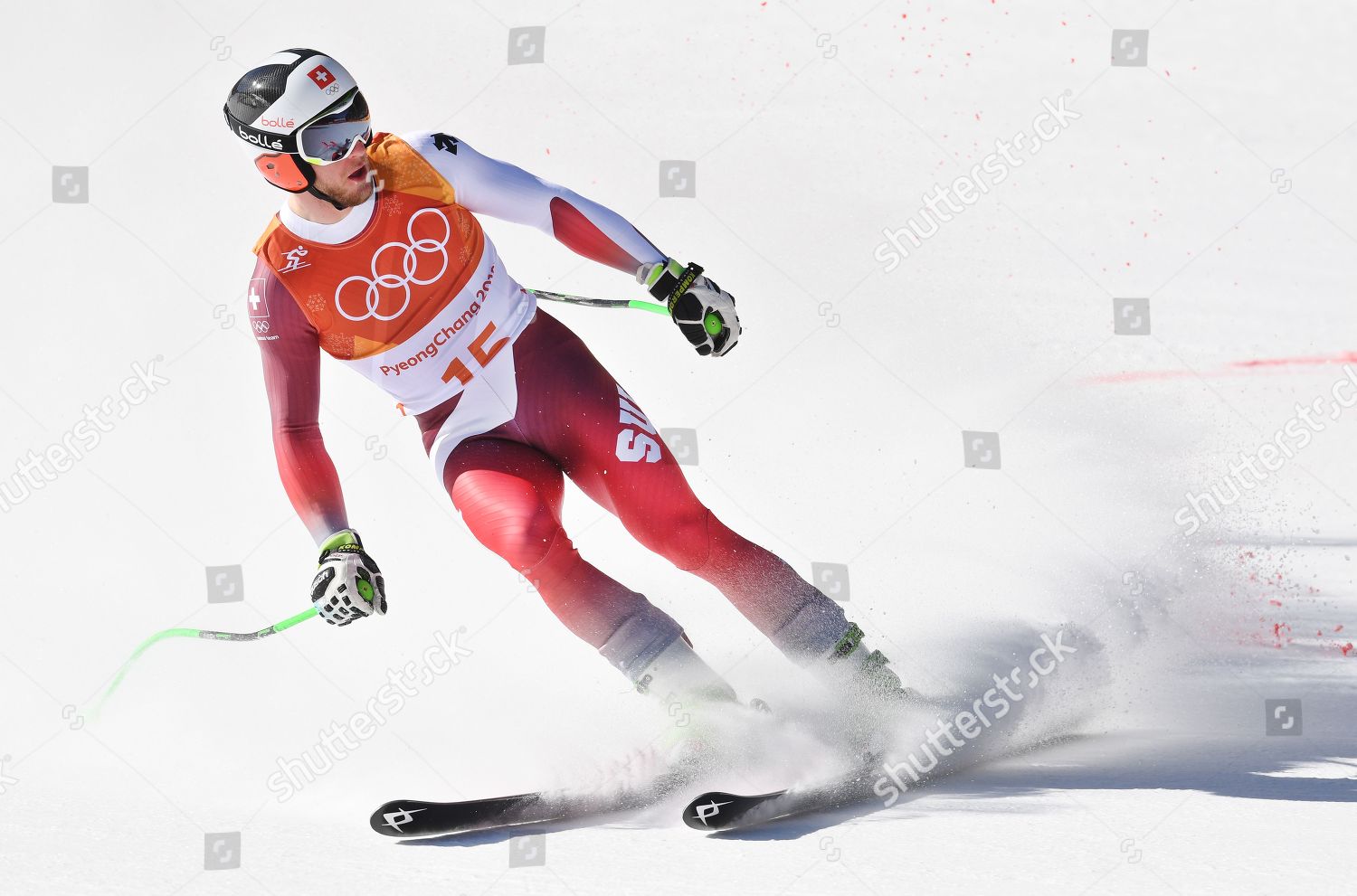 Justin Murisier Switzerland Arrives Finish Area Editorial Stock Photo ...