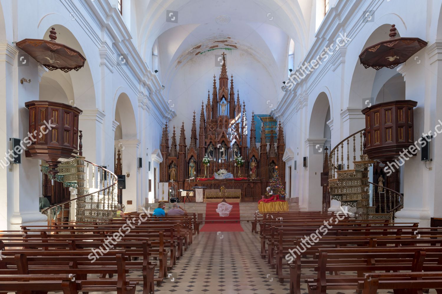 Holy Trinity Parroquial Catholic Church Trinidad Editorial Stock Photo