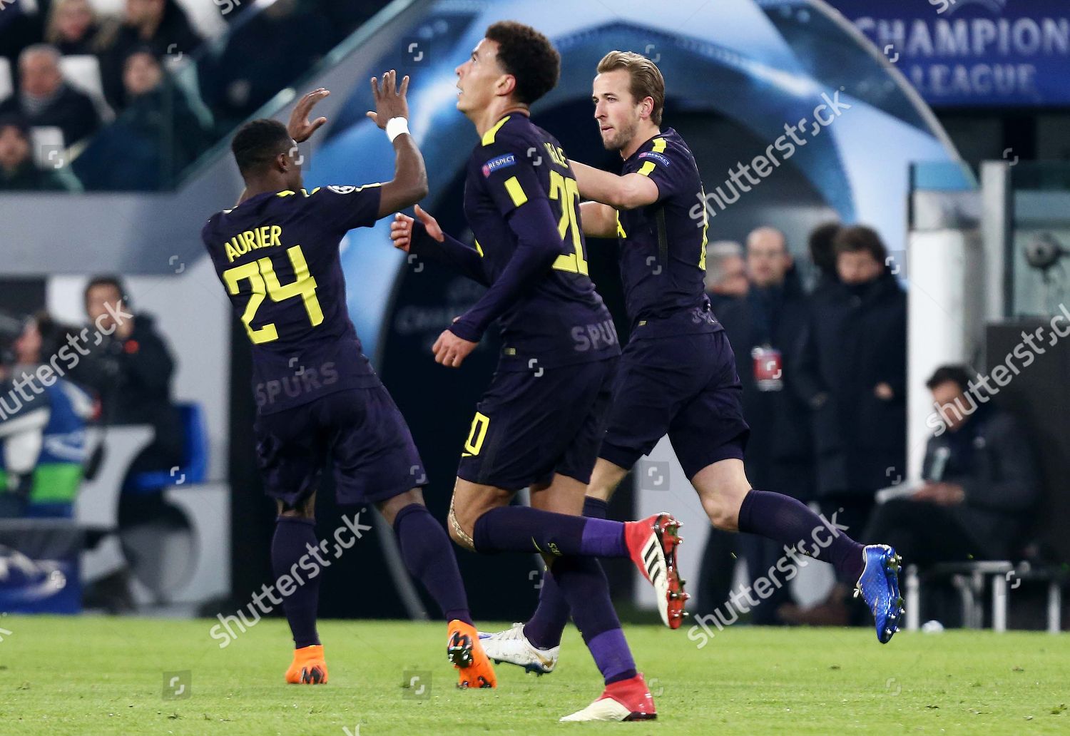 Harry Kane Tottenham Hotspur Celebrates Scoring His