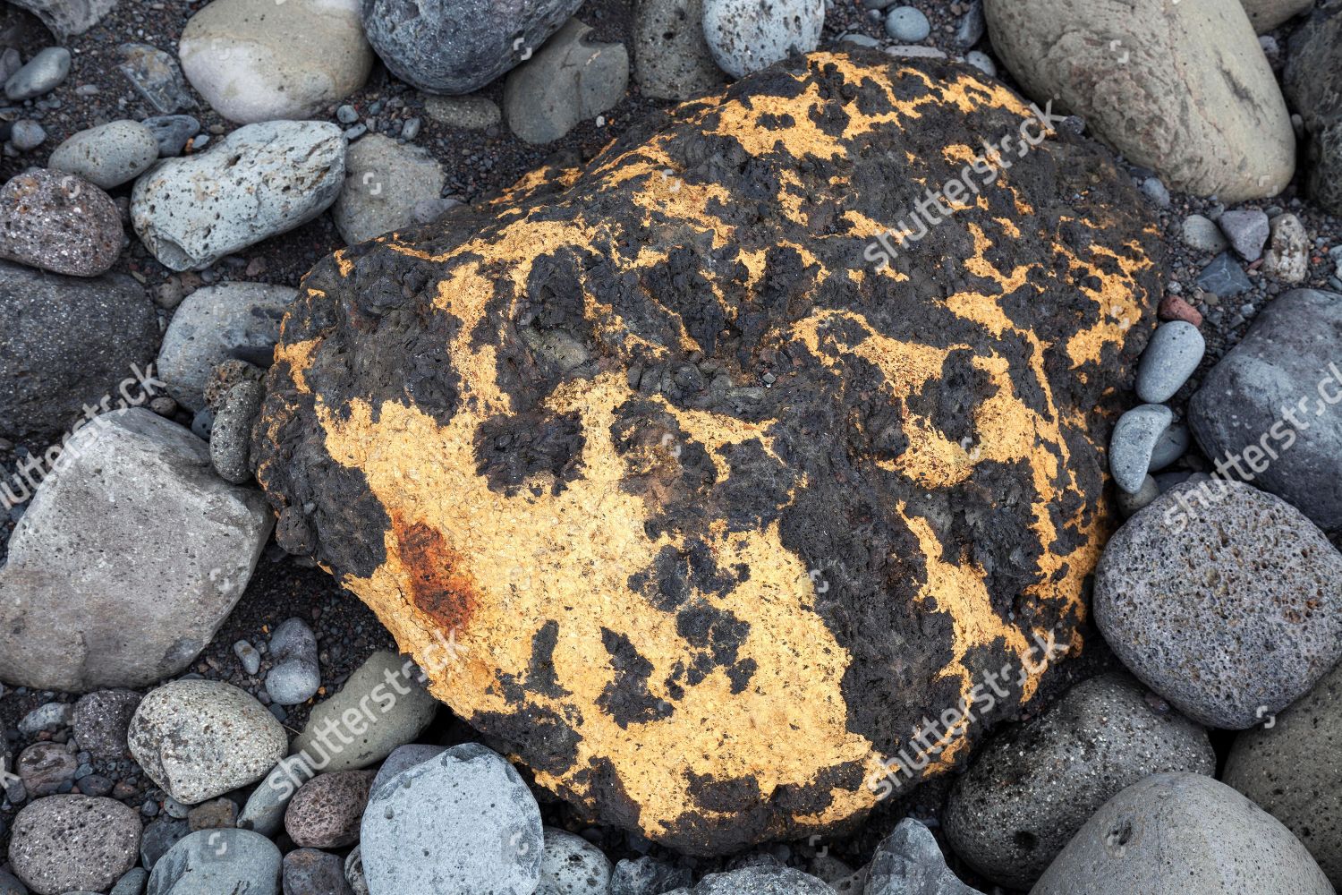 Coloured Lava Sphere Volcanic Rock On Editorial Stock Photo - Stock ...