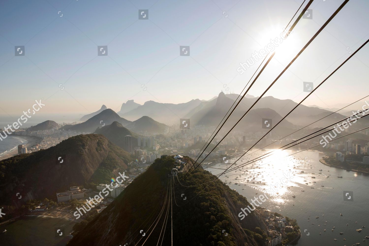 Gondola Sugar Loaf Mountain Views City Editorial Stock Photo Stock