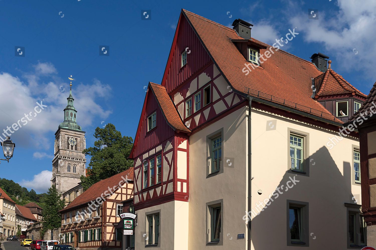 Historic Town Houses Back Tower St Editorial Stock Photo - Stock Image ...