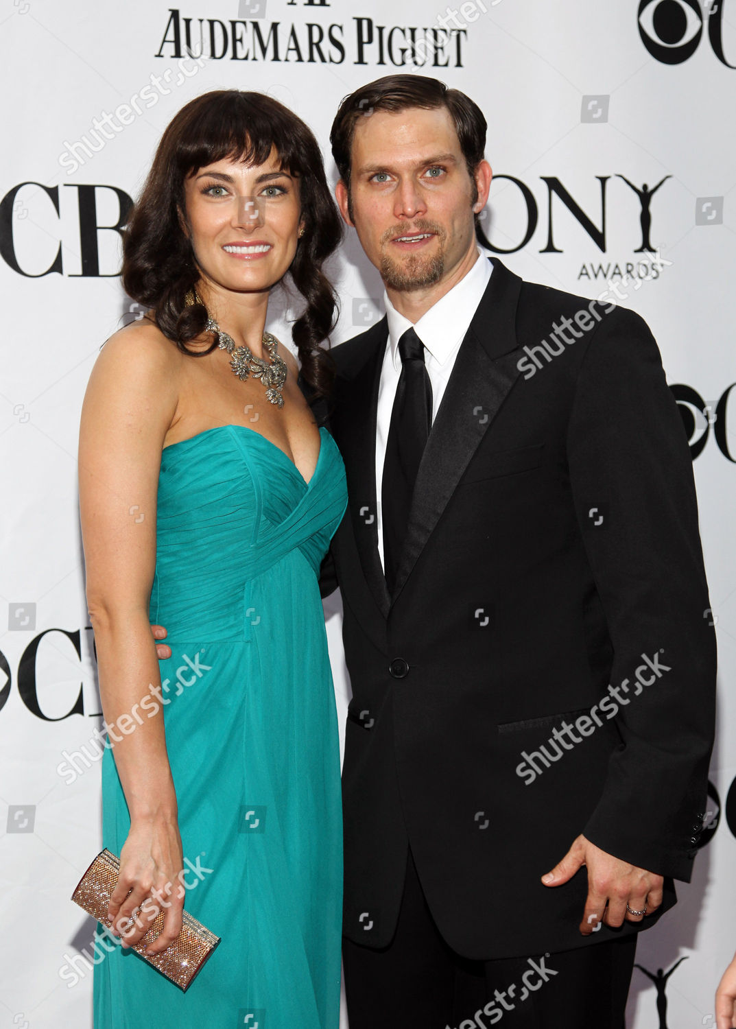 Laura Benanti Husband Chris Barron Editorial Stock Photo - Stock Image