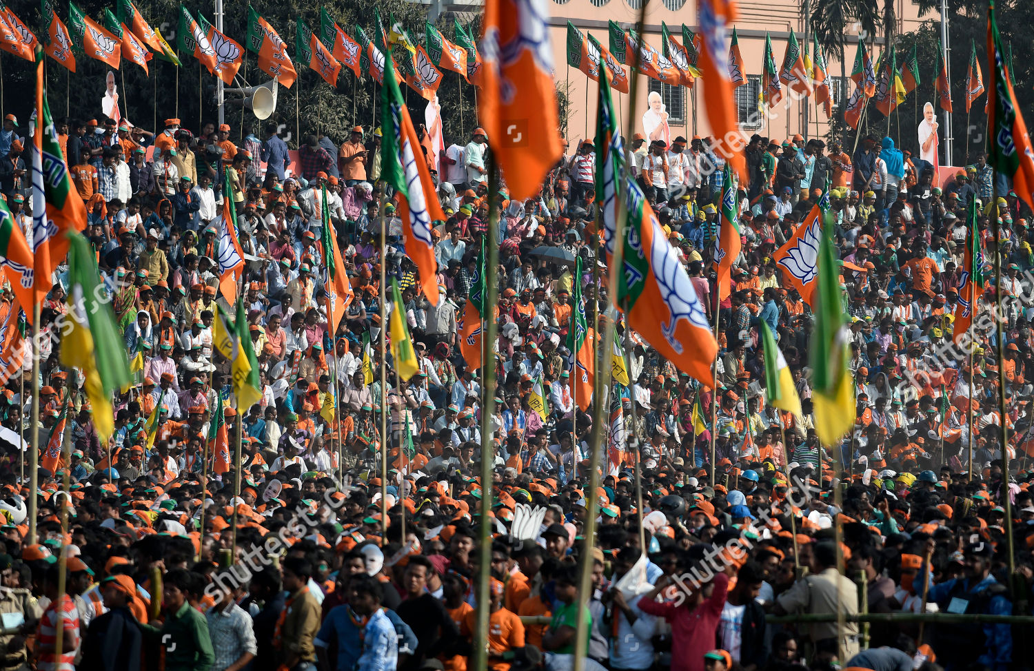 Bharatiya Janata Party Bjp Supporters Listen Editorial Stock Photo - Stock  Image | Shutterstock