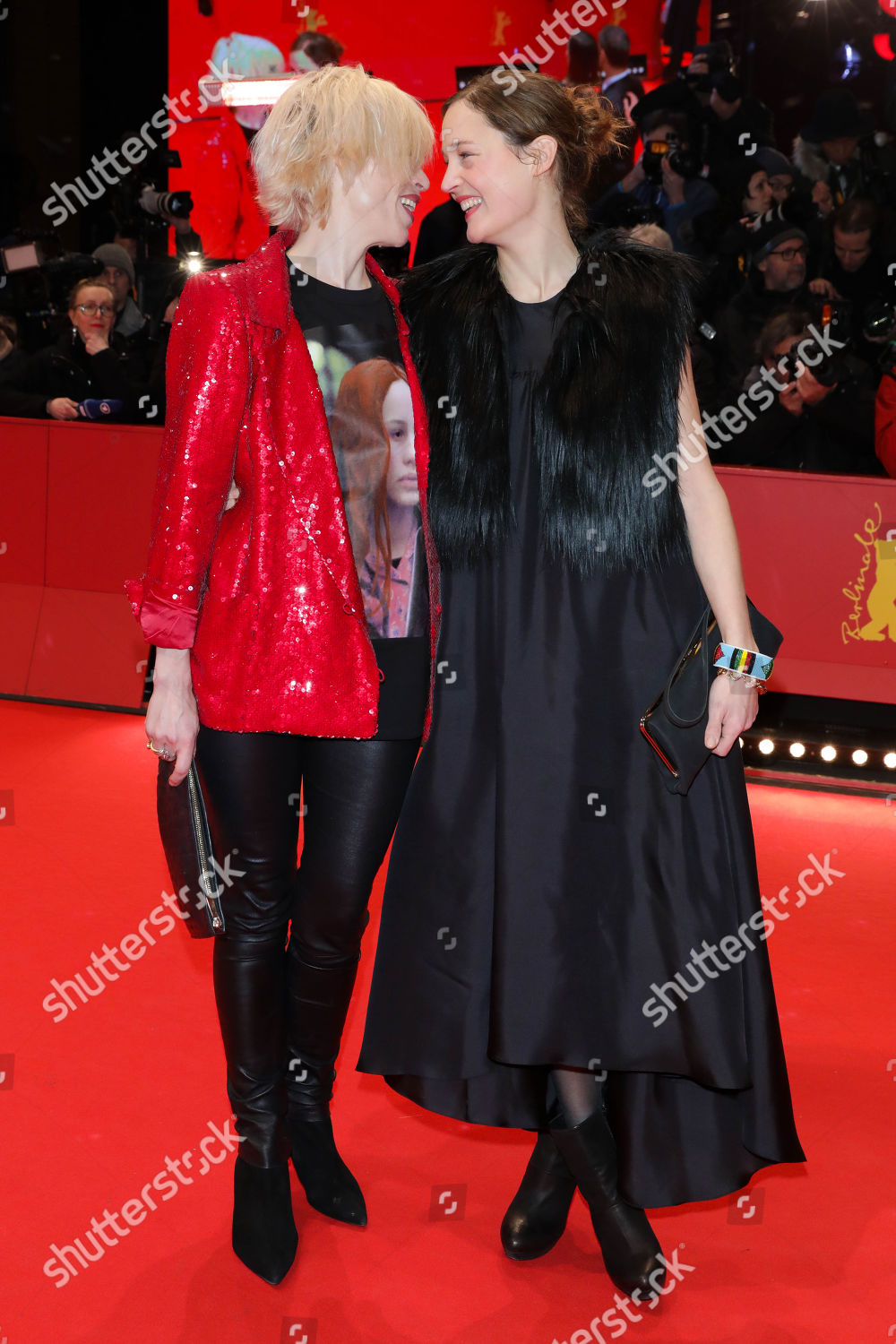 Katja Eichinger Vicky Krieps Editorial Stock Photo - Stock Image