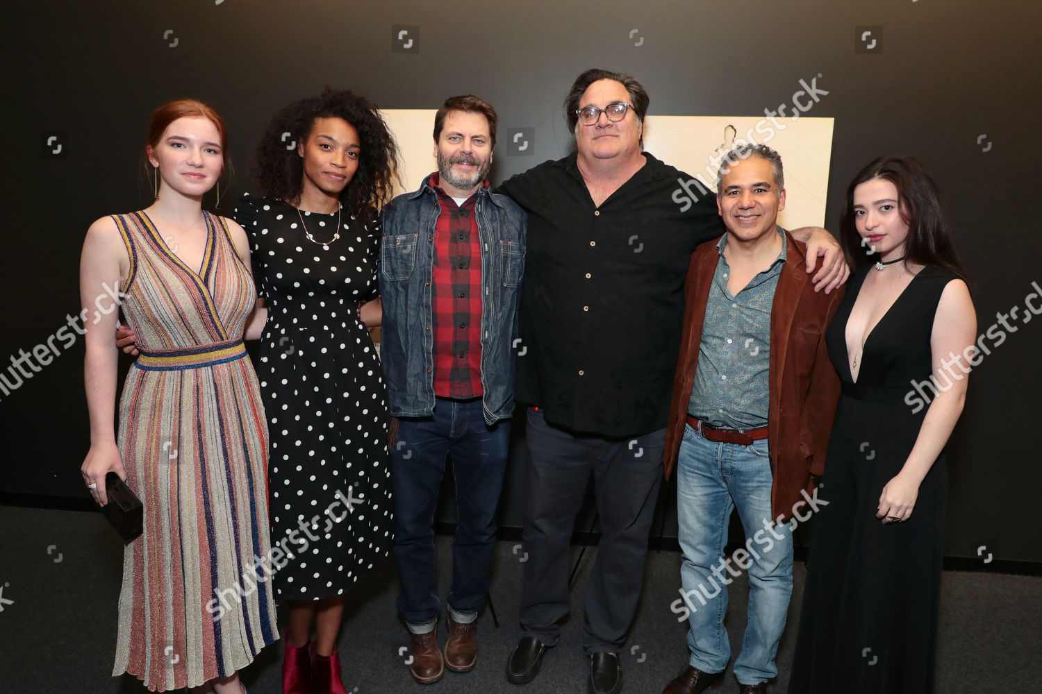 Annalise Basso Shinelle Azoroh Nick Offerman Editorial Stock Photo
