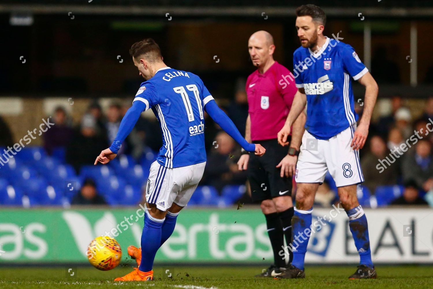 Ipswich Town Midfielder Bersant Celina 11 Editorial Stock Photo - Stock ...