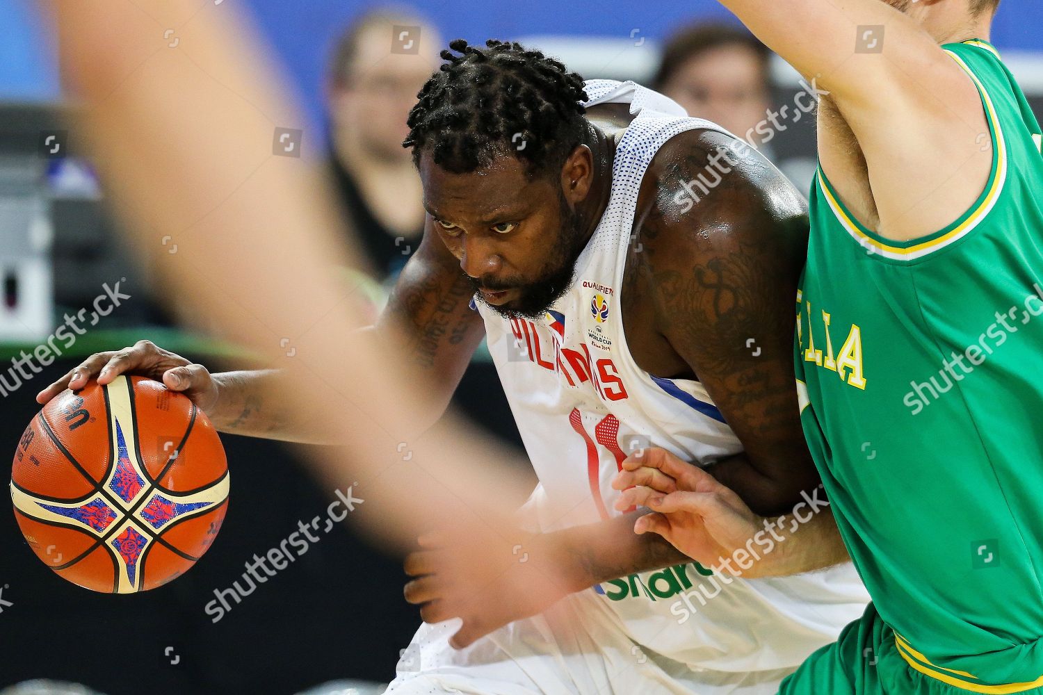 Andray Blatche 11 Philippines Drives Basket Editorial Stock Photo