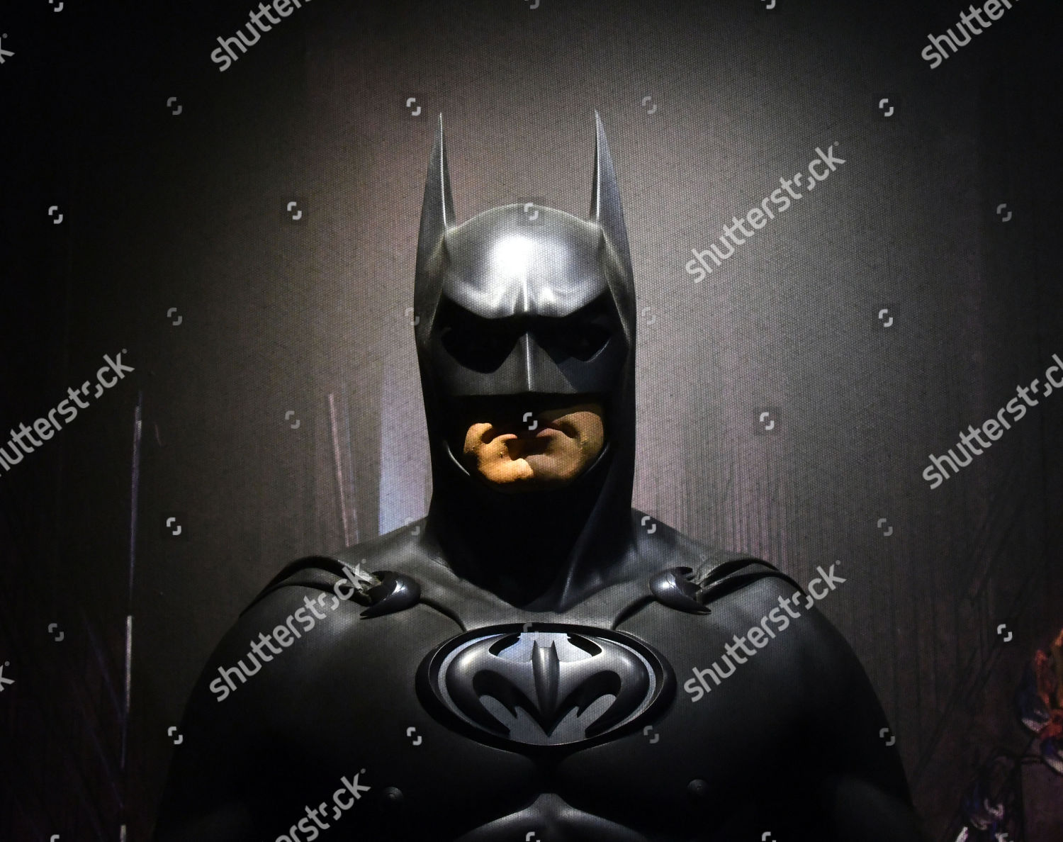 Batman Costume Worn By George Clooney Editorial Stock Photo - Stock Image |  Shutterstock