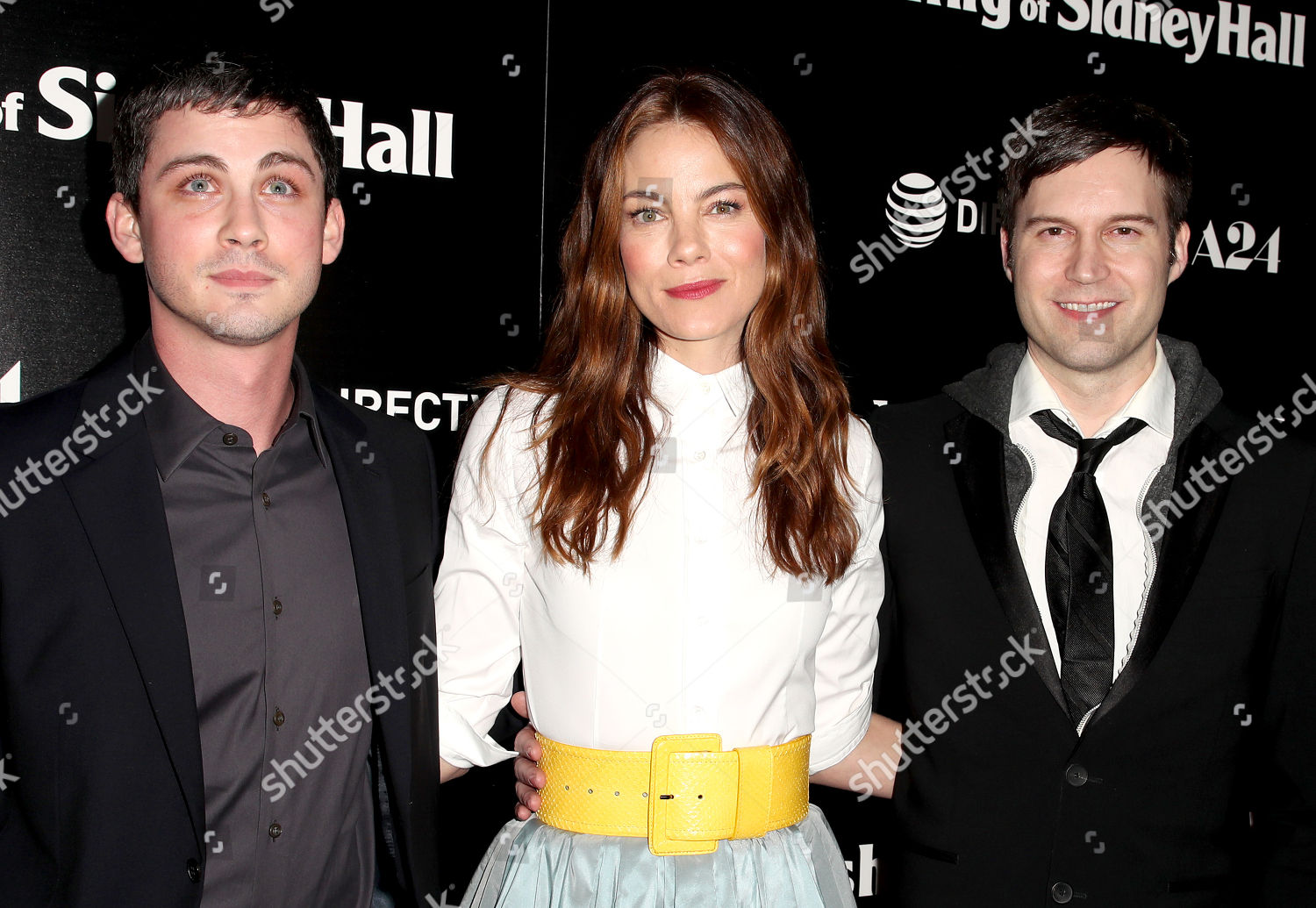 Logan Lerman Michelle Monaghan Shawn Christensen Editorial Stock