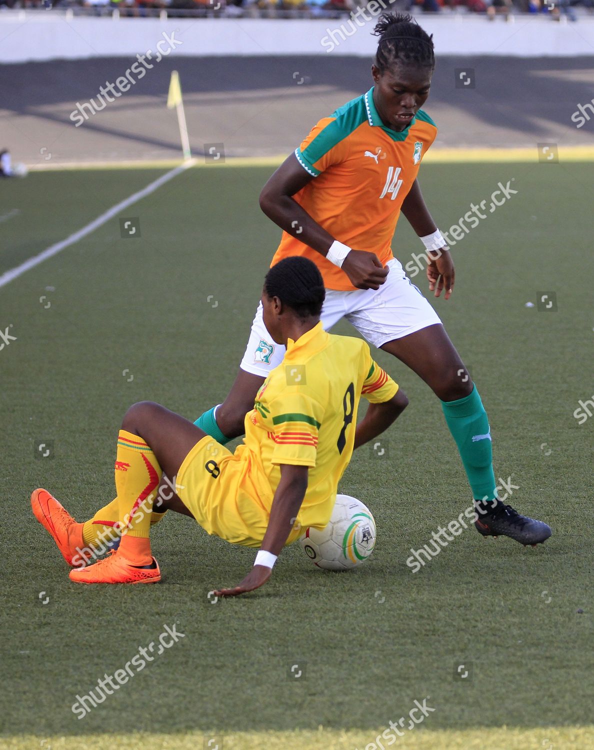 Nahi Estelle Marie Josee Samake Aicha Editorial Stock Photo Stock