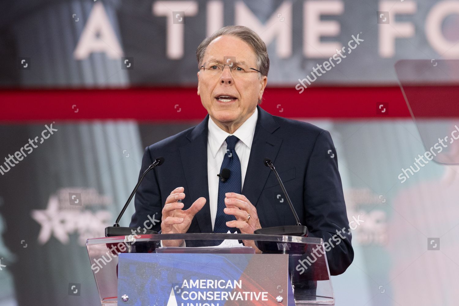 Wayne Lapierre Executive Vice President National Editorial Stock Photo ...