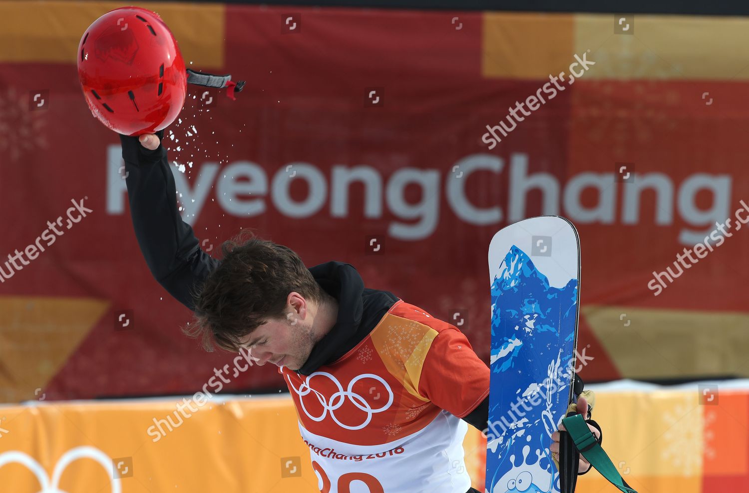Zan Kosir Slovenia Reacts After Winning Editorial Stock Photo Stock