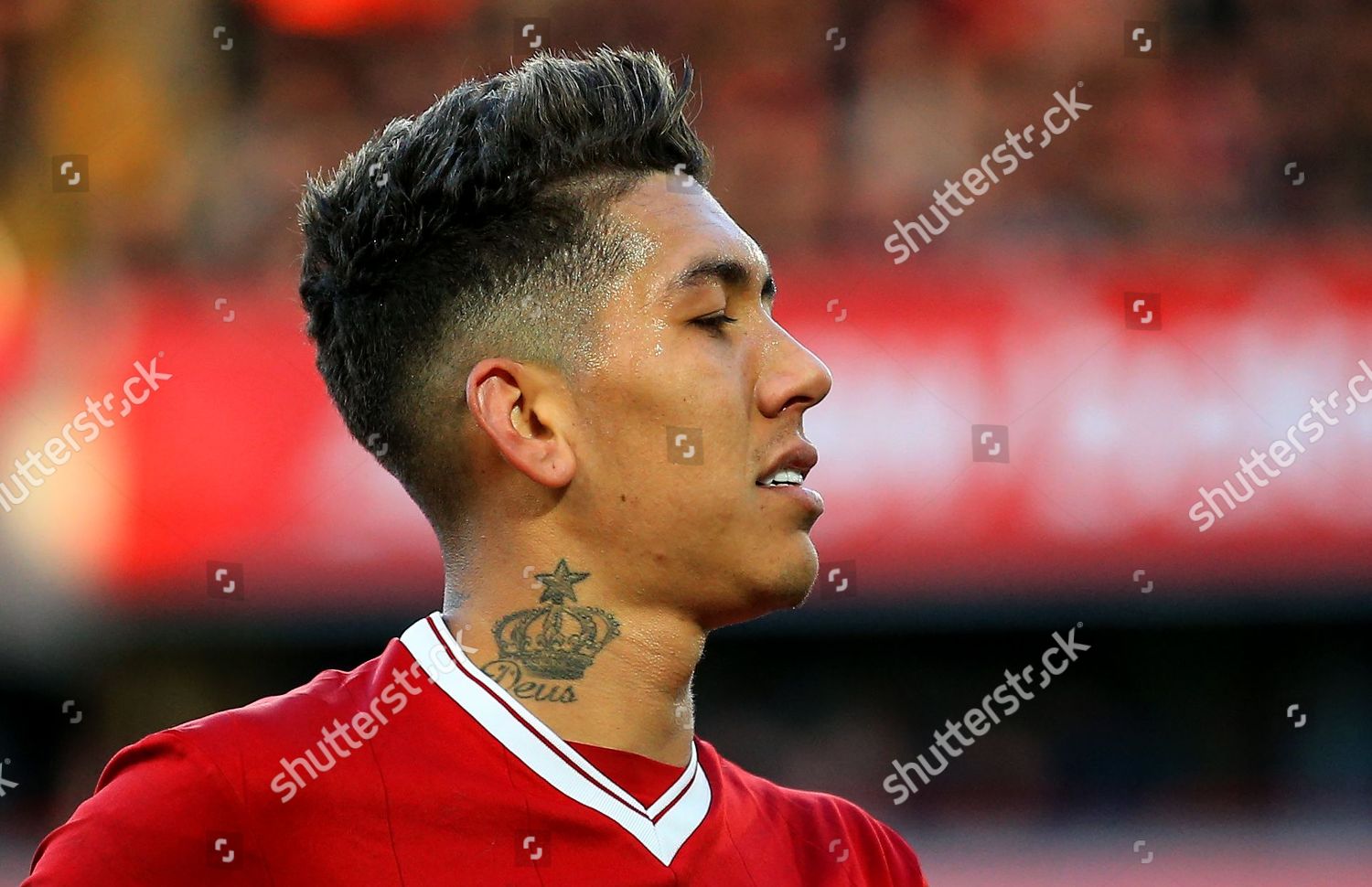 Roberto Firmino Back Neck Tattoo