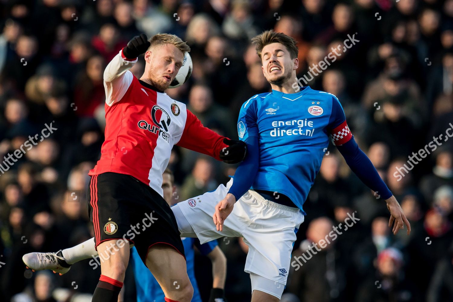 Lr Nicolai Jorgensen Feyenoord Marco Van Editorial Stock Photo - Stock ...