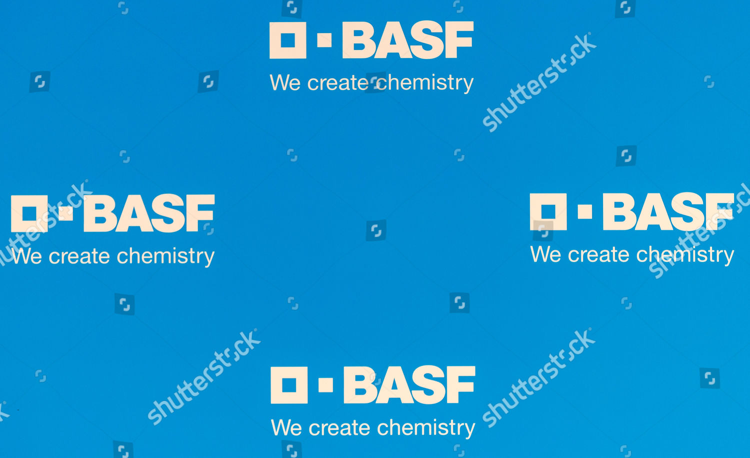 Logos Basf Se Seen On Wall During Editorial Stock Photo Stock