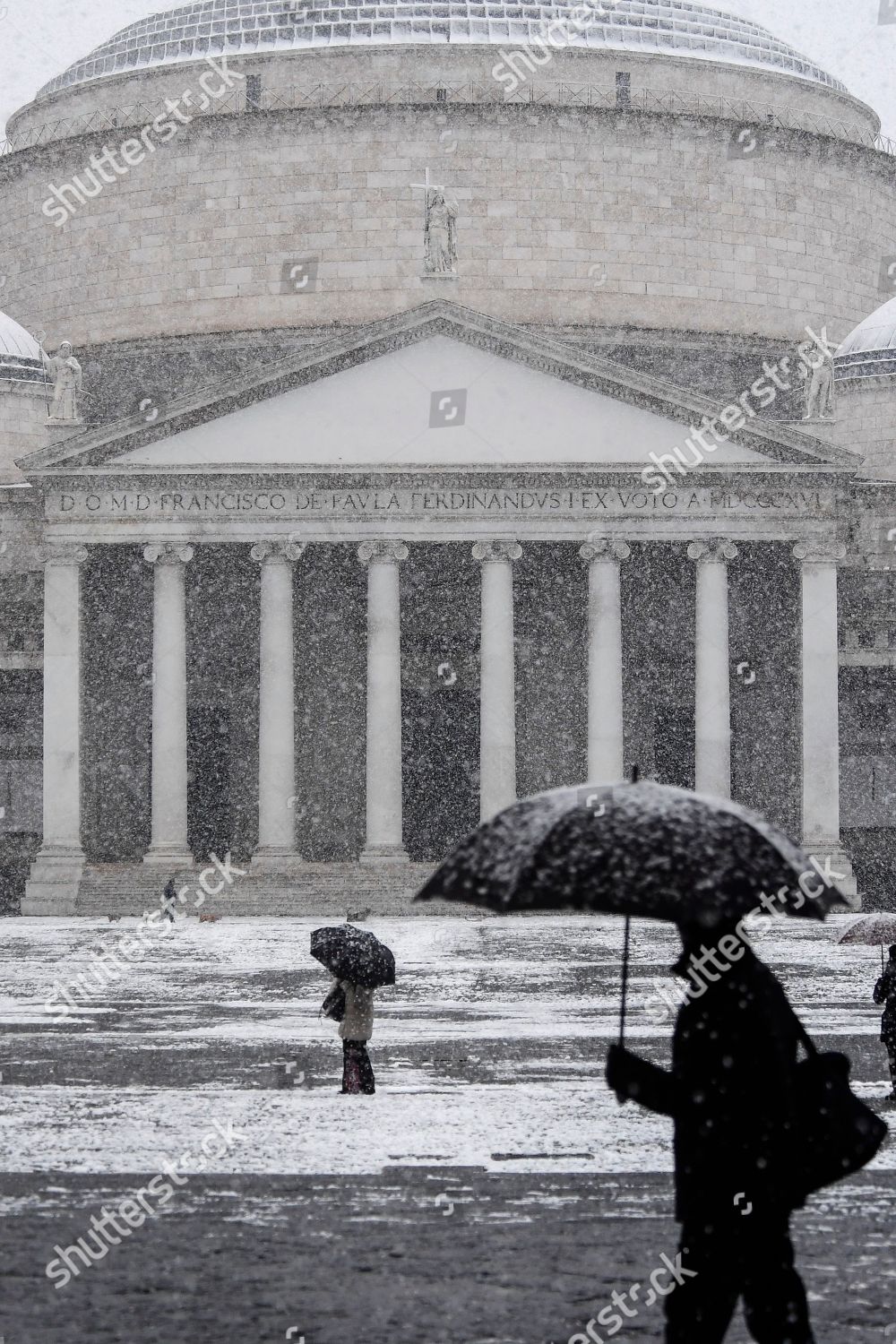 Snow Naples Editorial Stock Photo Stock Image Shutterstock