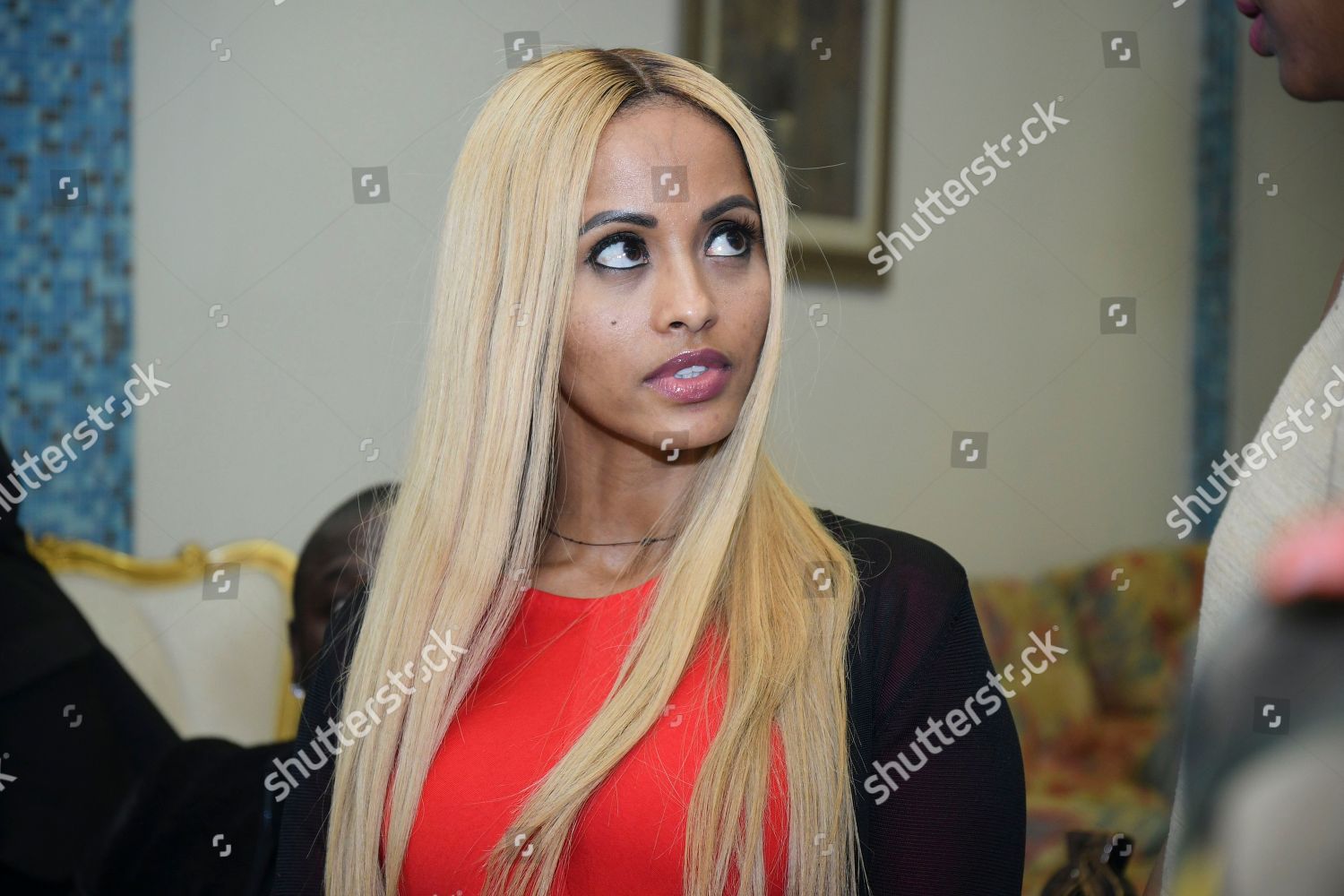 Us Singer Akons Partner Rosina Bruck Looks Redaktionelles