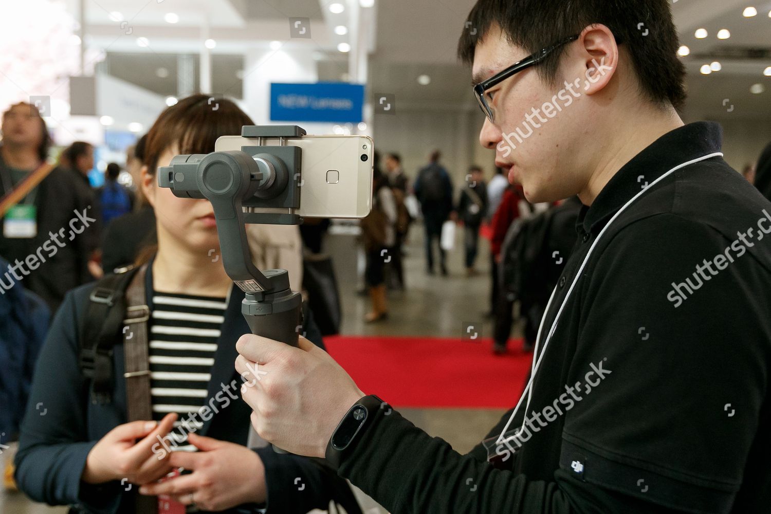 Exhibitor Gives Demonstration New Dji Osmo Editorial Stock Photo Stock Image Shutterstock