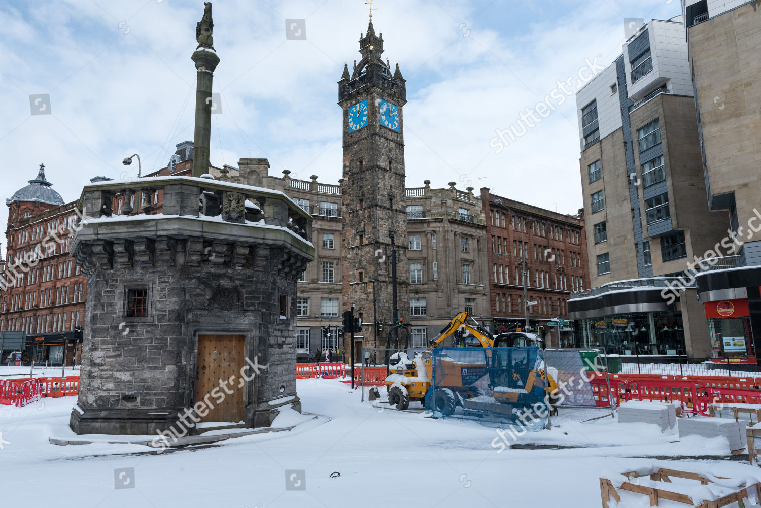 Quiet streets Glasgow city centre Beast East Editorial Stock Photo - Stock Image | Shutterstock