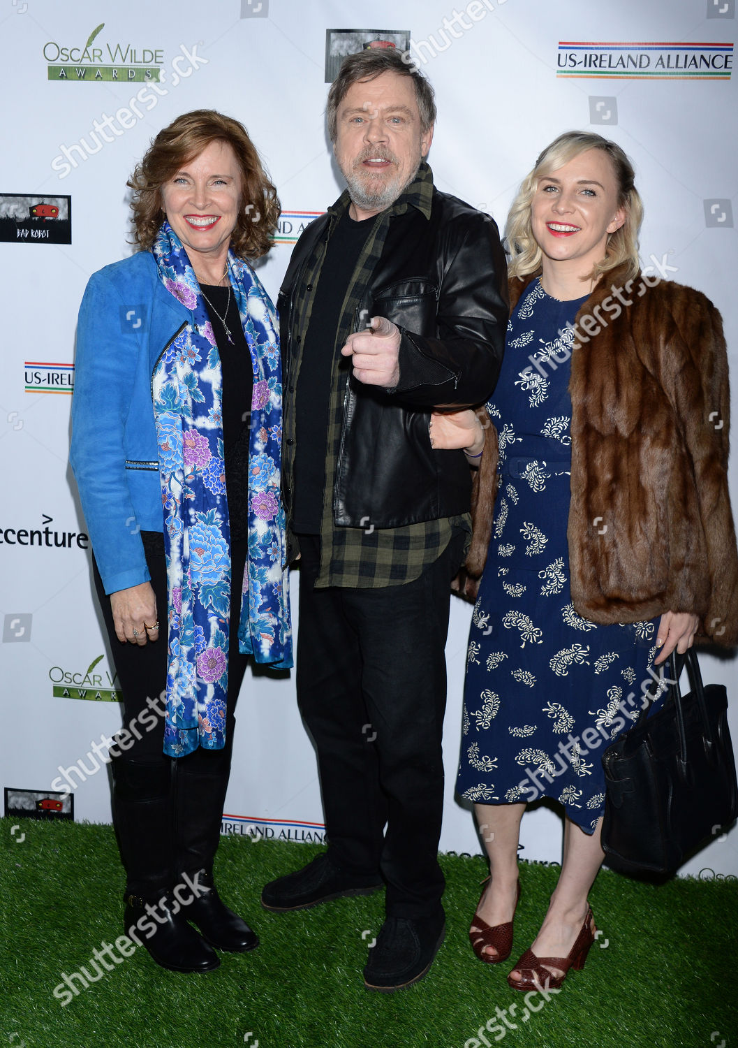 Mark Hamill Marilou York Daughter Chelsea Editorial Stock Photo - Stock