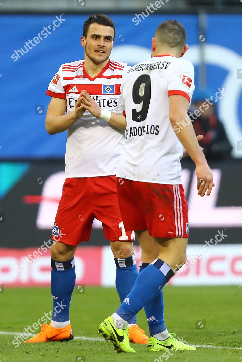 Hamburgs Filip Kostic Hamburgs Kyriakos Papadopoulos Editorial Stock Photo Stock Image Shutterstock