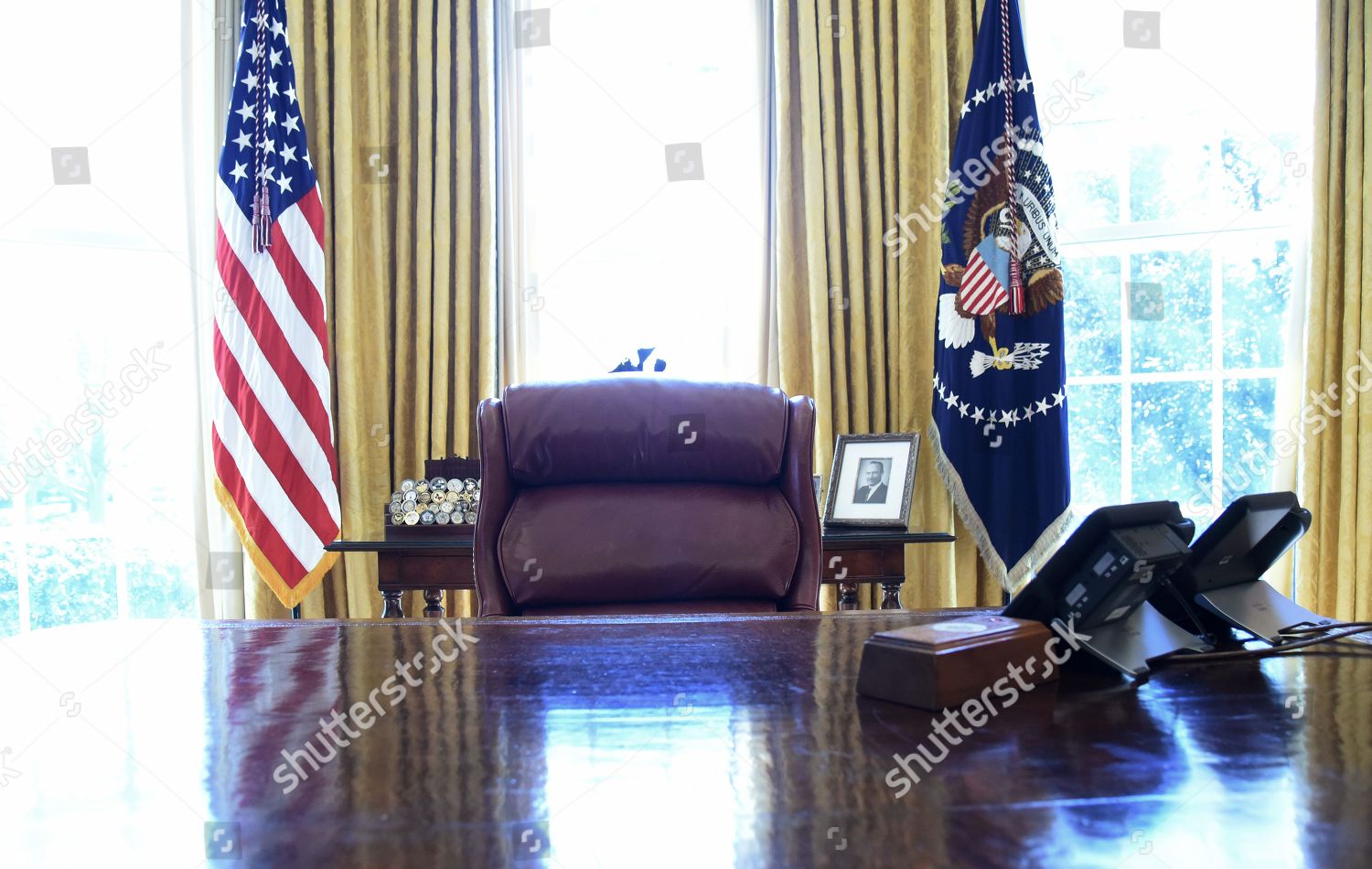 Resolute Desk Oval Office White House Washington Editorial Stock
