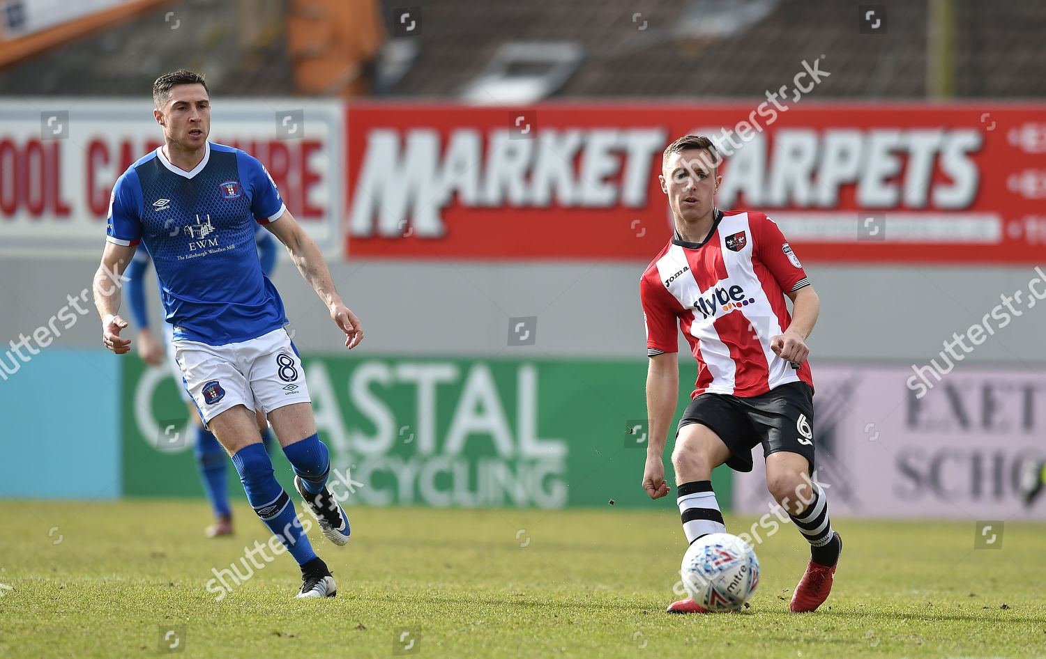 Jordan Tillson Exeter City During League Editorial Stock Photo - Stock ...