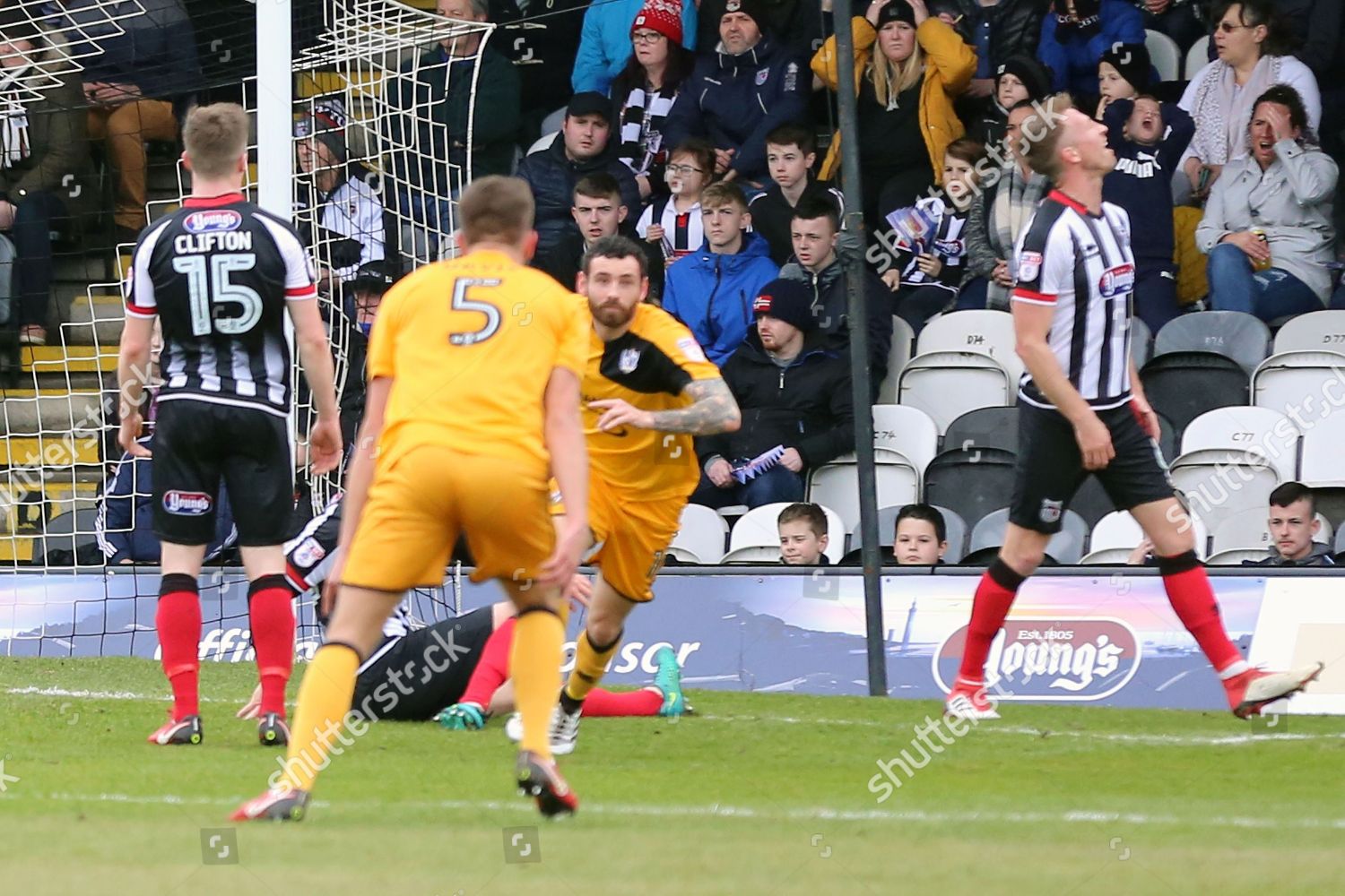 Port Vale Forward Dave Worrall Scores Editorial Stock Photo - Stock ...