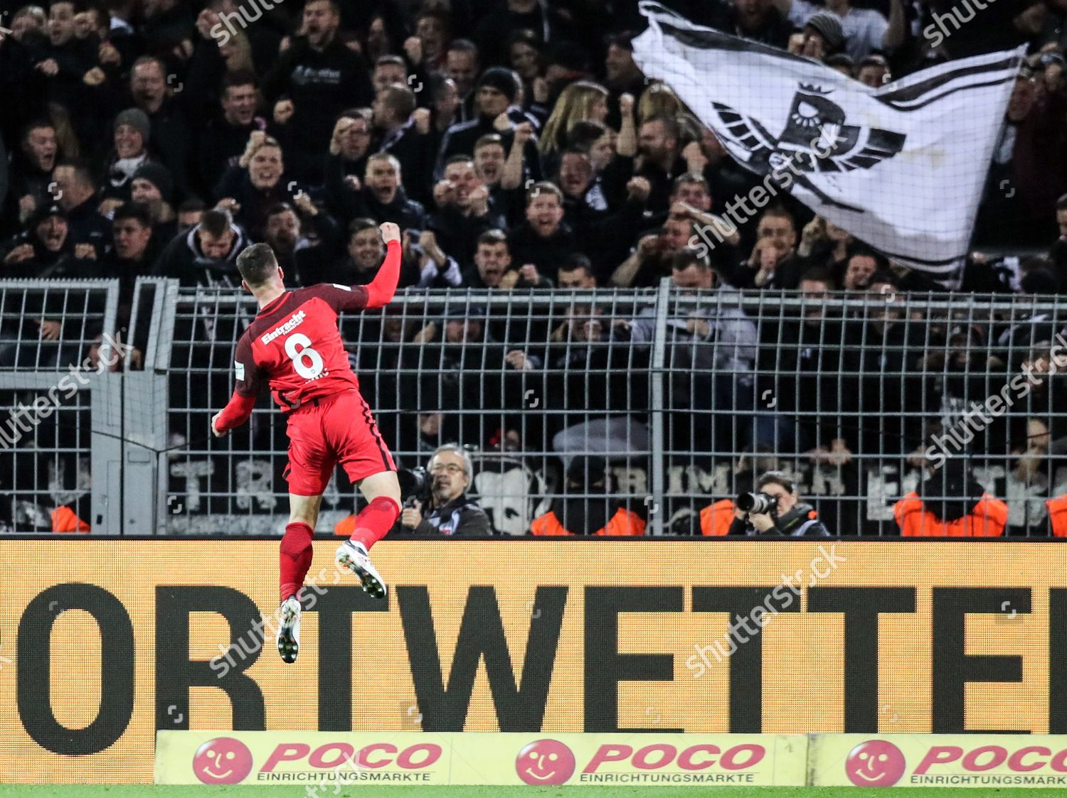 Frankfurts Luka Jovic Celebrates Scoring 11 During Editorial Stock Photo Stock Image Shutterstock