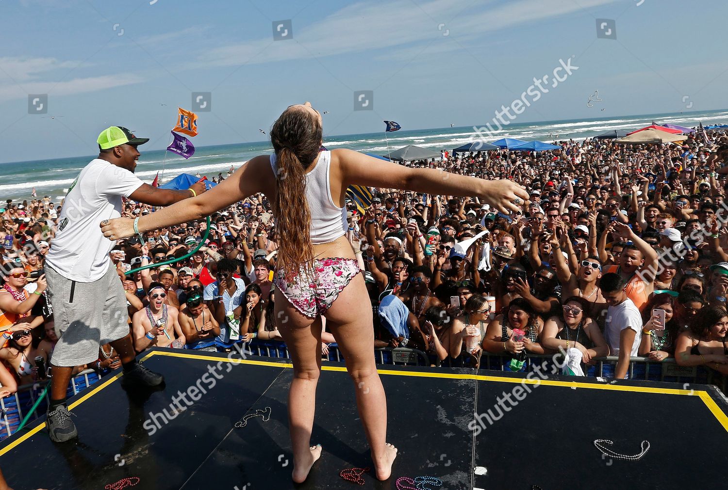 People Participate Wet Tshirt Contest On Stage Editorial Stock Photo Stock Image Shutterstock