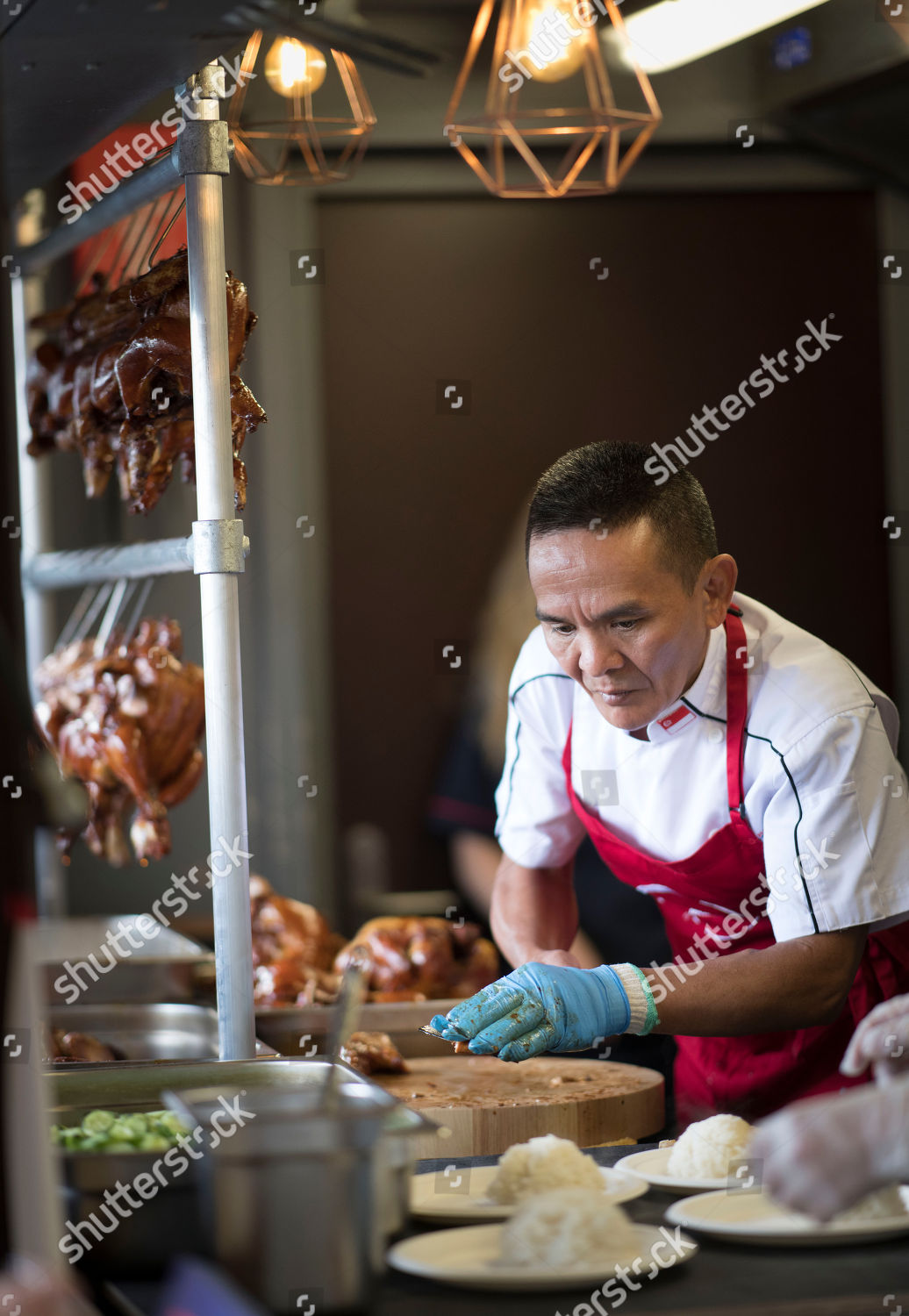 Worlds First Michelin Starred Street Food Stall Editorial Stock Photo