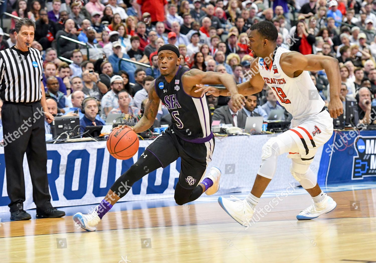 Stephen F Austin Lumberjacks Guard Shannon Editorial Stock Photo ...