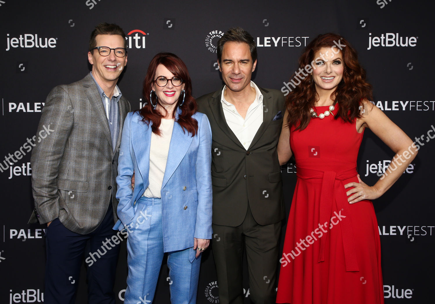 Sean Hayes Megan Mullally Eric Mccormack Editorial Stock Photo - Stock
