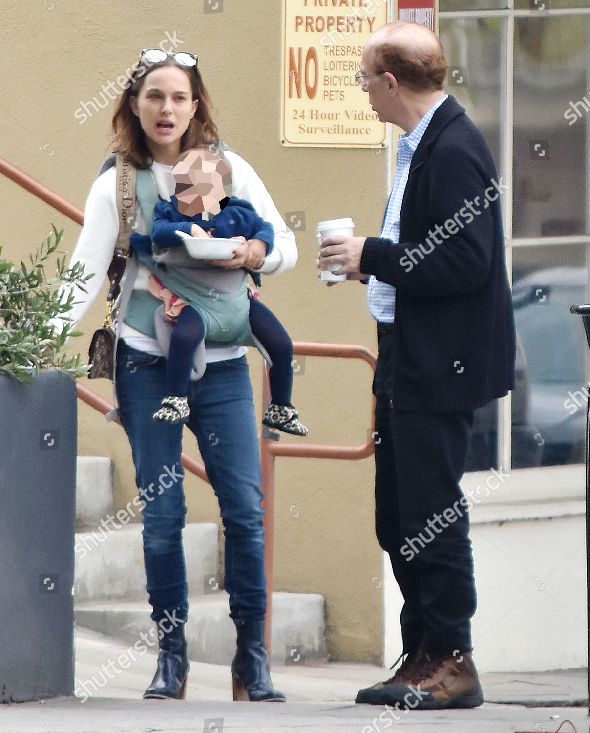 Natalie Portman Daughter Amalia Father Avner Editorial Stock Photo