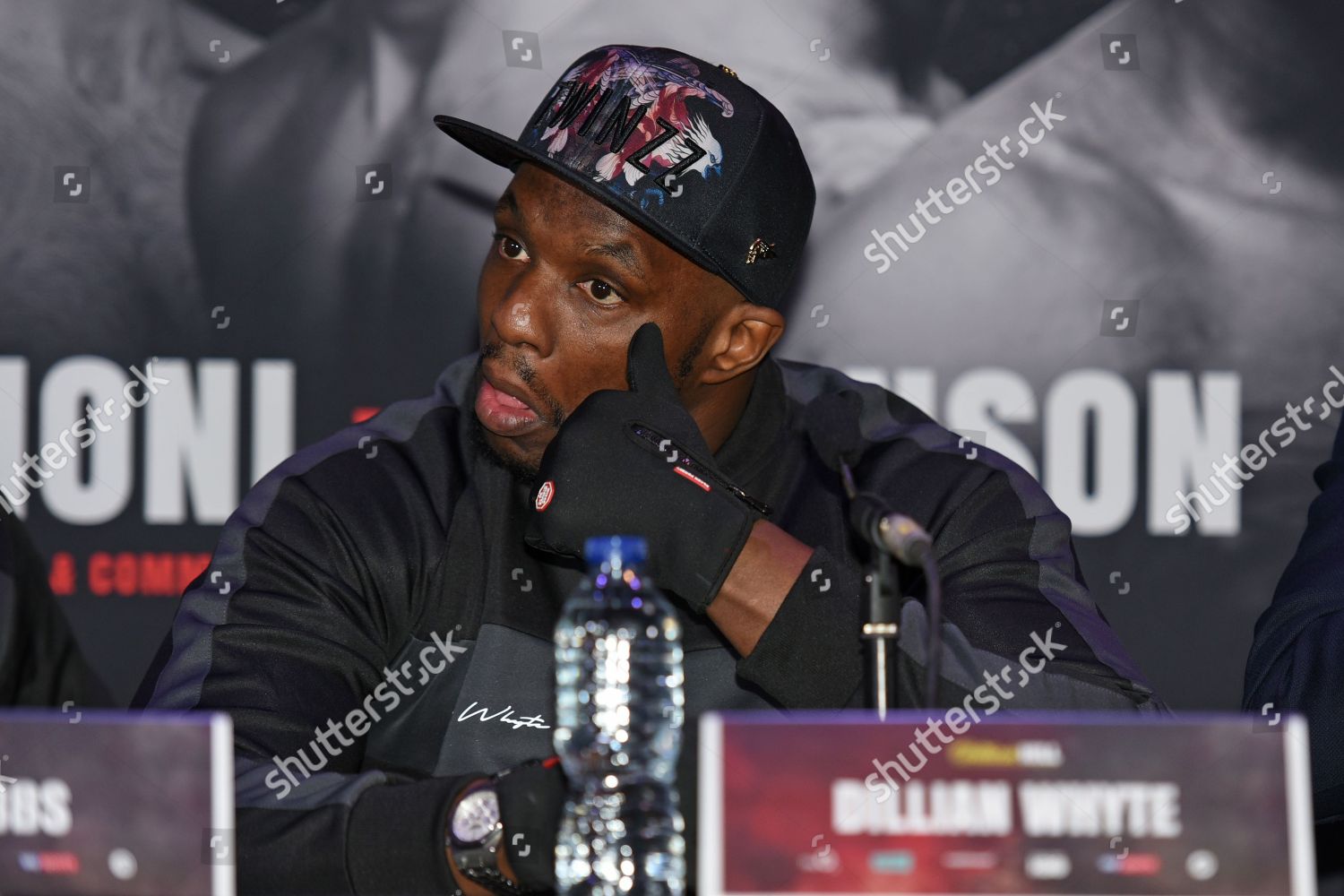 Dillian Whyte During Press Conference Sky Editorial Stock Photo - Stock
