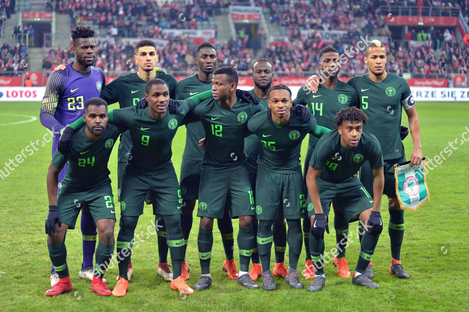 Nigerian National Football Team Editorial Stock Photo Stock