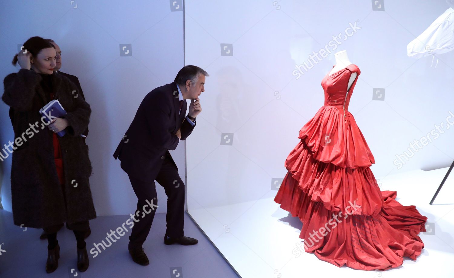 Dress By Spanish Fashion Designer Cristobal Editorial Stock Photo - Stock  Image