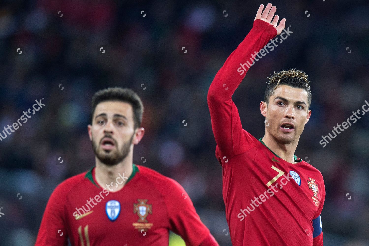 Portugals Cristiano Ronaldo Action During Soccer Friendly Editorial Stock Photo Stock Image Shutterstock