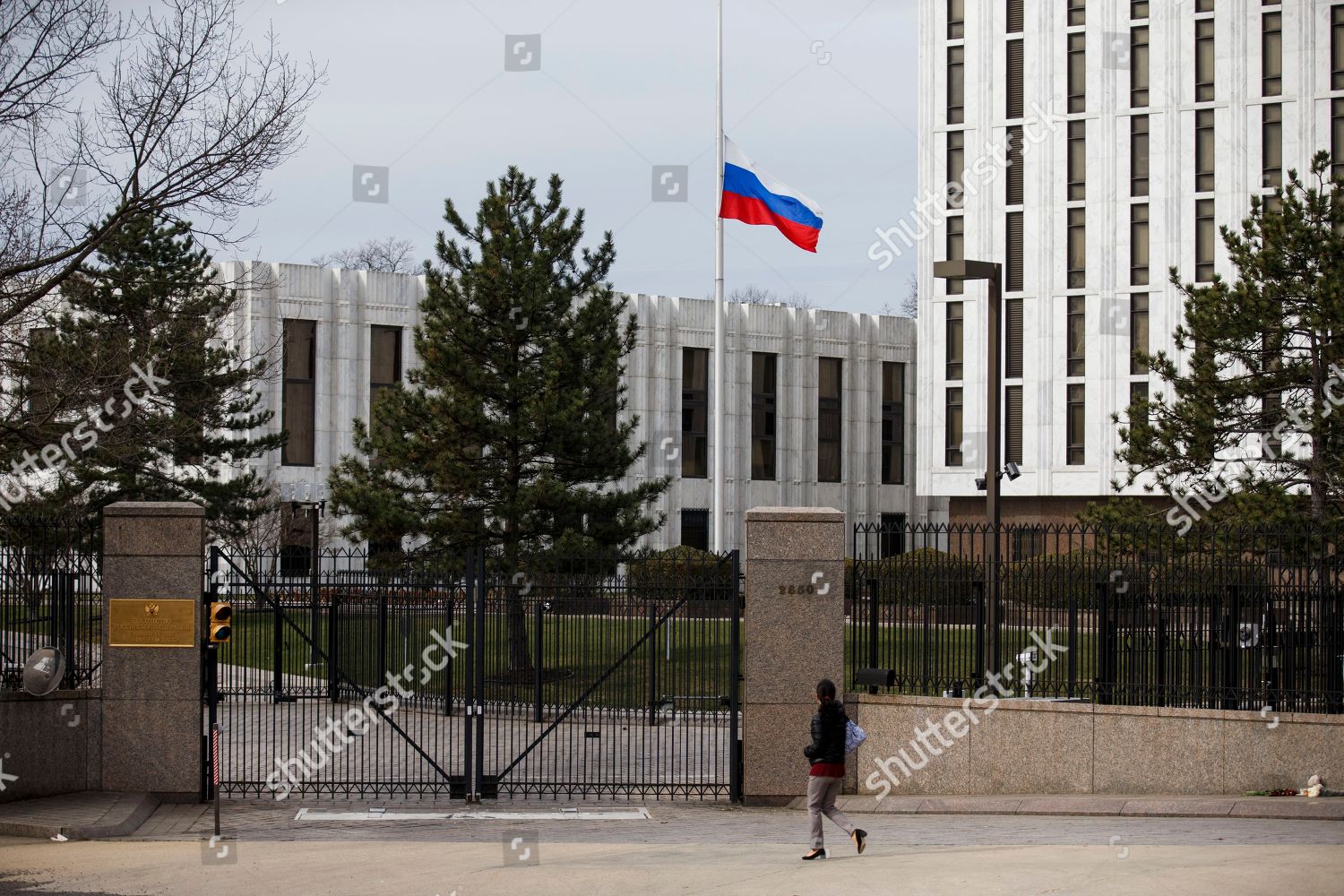 Exterior View Russian Embassy Washington Dc Editorial Stock Photo   Shutterstock 9480104k 