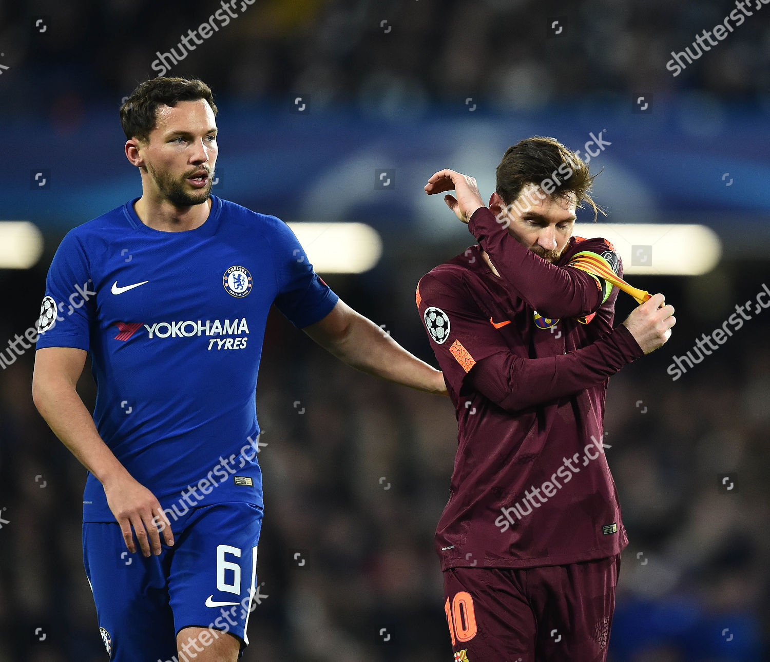 Danny Drinkwater Lionel Messi Puts Captains Armband Editorial Stock Photo Stock Image Shutterstock