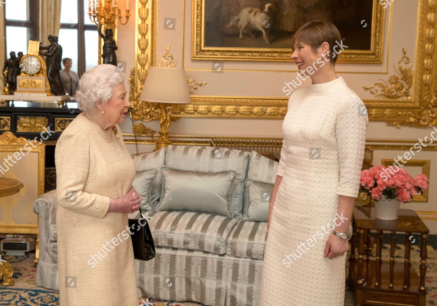 Queen Elizabeth Ii Receives President Estonia Kersti Editorial Stock Photo Stock Image Shutterstock