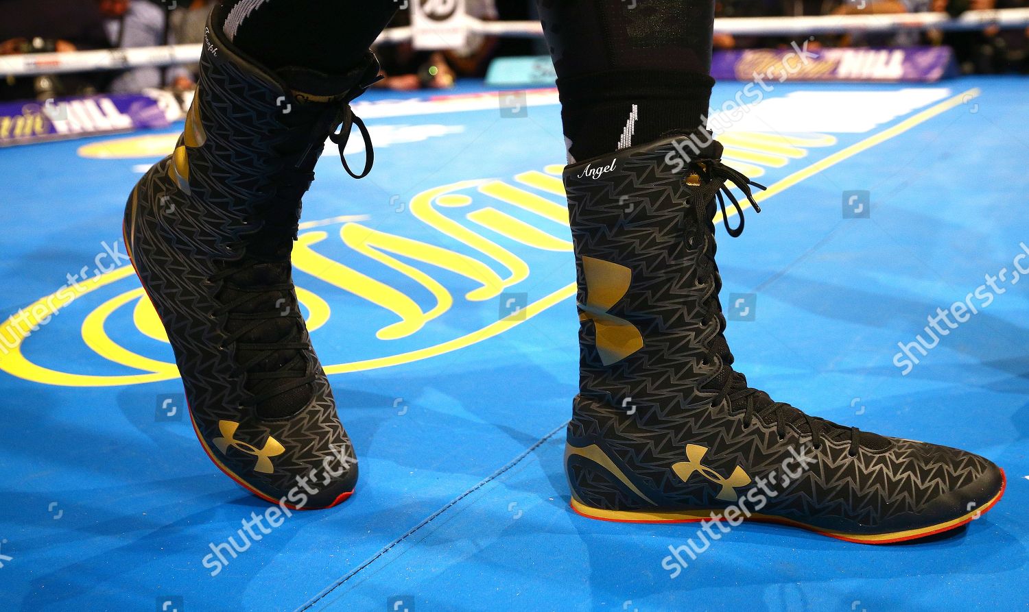 Anterior leninismo Eclipse solar Under Armour Boots Anthony Joshua During Editorial Stock Photo - Stock  Image | Shutterstock