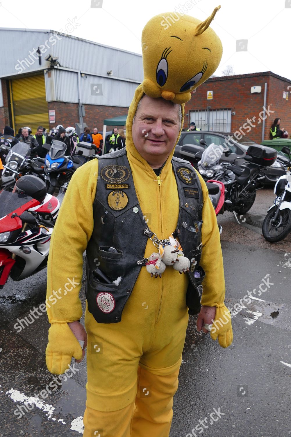 Bikers Easter Fancy Dress Take Part Wet Editorial Stock Photo Stock Image Shutterstock