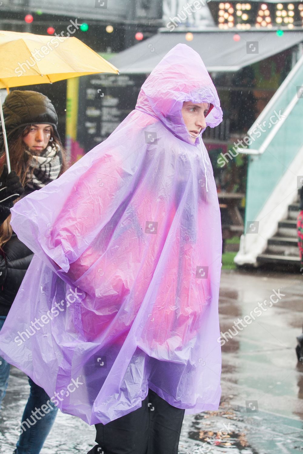 rain poncho london