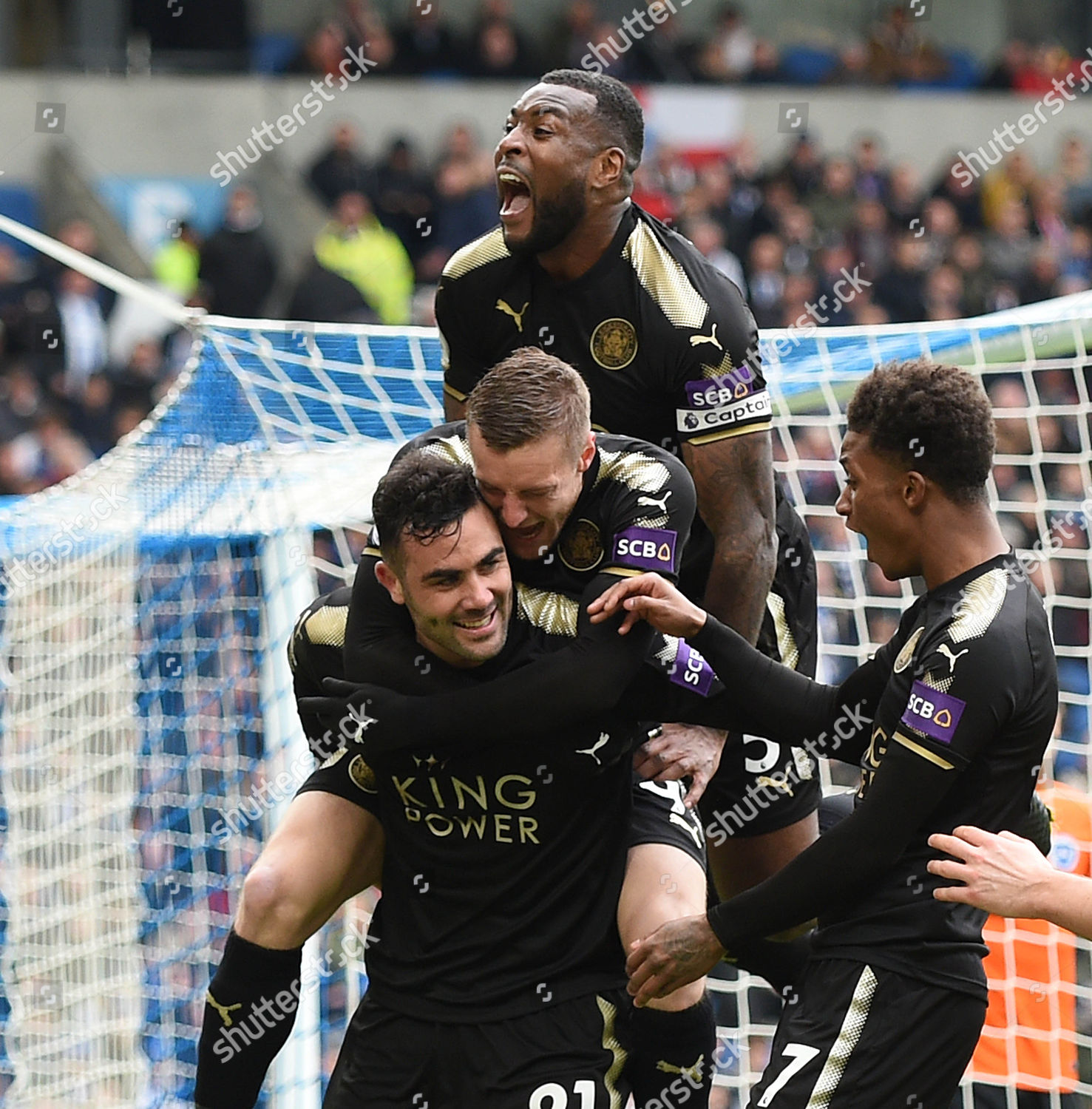 Vicente Iborra Leicester Celebrates Scoring His Editorial Stock Photo ...