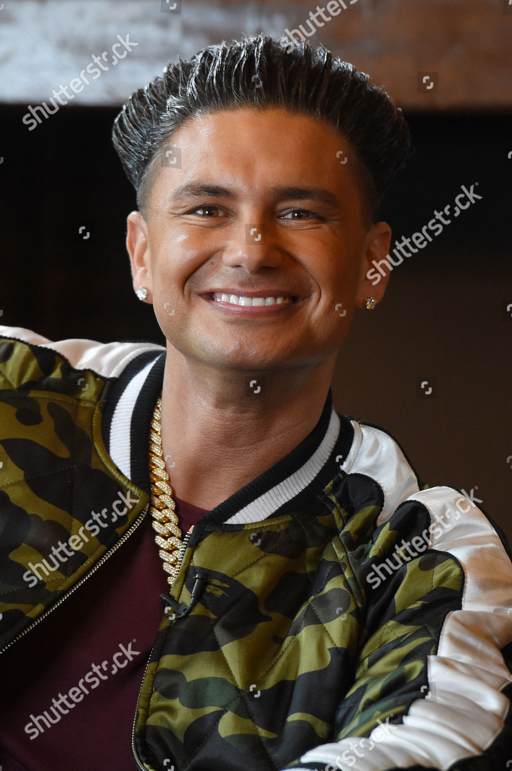 Paul Delvecchio During Interview Editorial Stock Photo - Stock Image