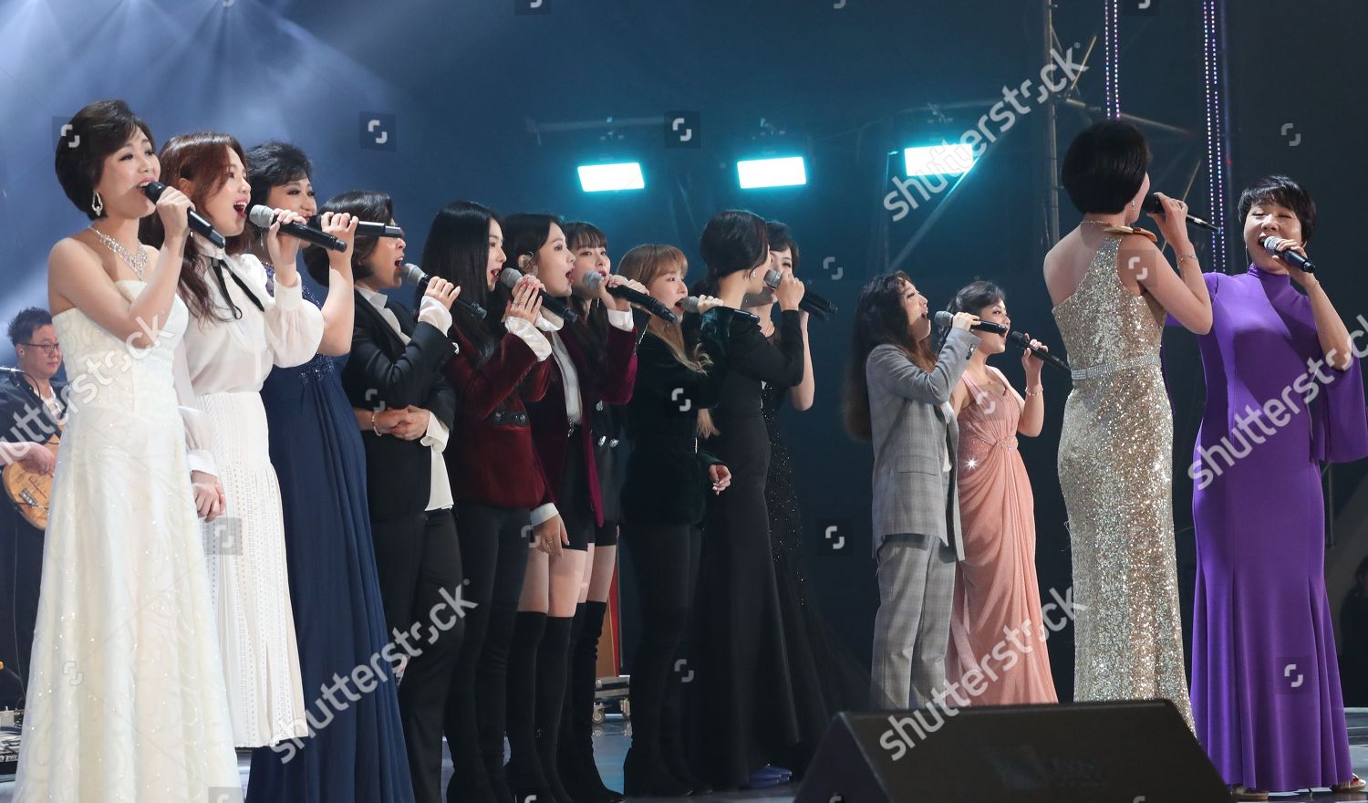 South Korean North Korean Singers Sing Editorial Stock Photo - Stock ...