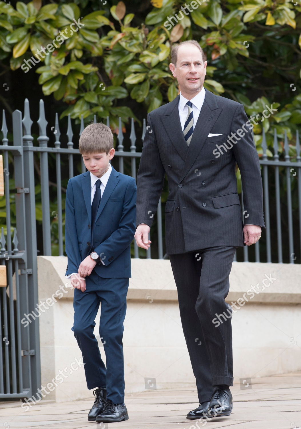 PRINCE EDWARD JAMES VISCOUNT SEVERN ARRIVE Editorial Stock Photo